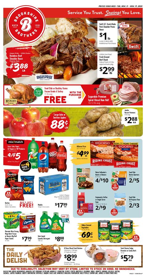 Brookshire Brothers Weekly Ad Flyer November 11 To November 17 2020 Brookshire Brothers Weekly Ad Flyer November 11 To November 17 2020