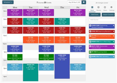 Cornell Class Scheduler Guide