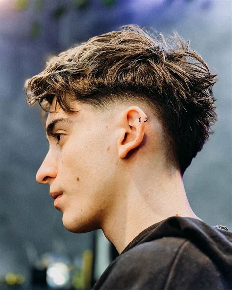 Drop Fade Mullet Haircut Style