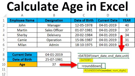 5 Ways Calculate Age