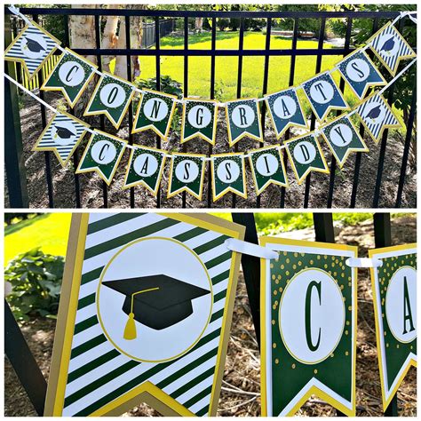 Graduation Banner Graduation Party Decorations Etsy Graduation Banner Graduation Party Decorations Etsy