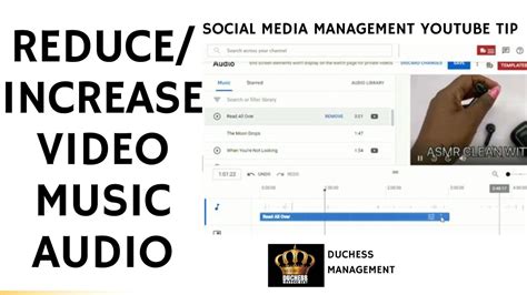 How To Control The Volume Of Music And Sound On Your Youtube Video Mix Reduce And Increase Sound Youtube How To Control The Volume Of Music And Sound On Your Youtube Video Mix Reduce And Increase Sound Youtube