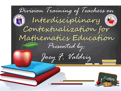 Interdisciplinary Contextualization For Mathematics Education