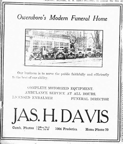 James H Davis Funeral Home And Crematory Owensboro Kentucky James H Davis Funeral Home And Crematory Owensboro Kentucky