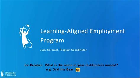 Learning Aligned Employment Program Youtube Learning Aligned Employment Program Youtube
