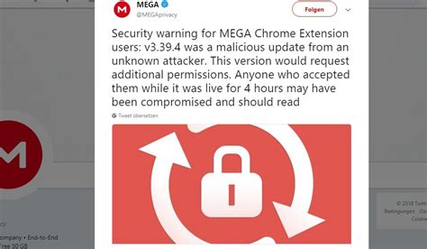 Mega Chrome Extension Hijack Security Advisory