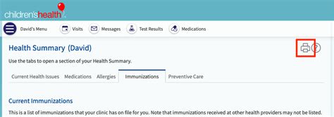 Mychart Feature Guide Mychart Feature Guide