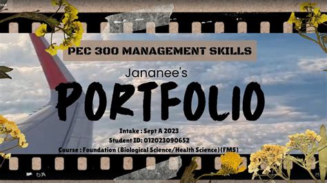 Portfolio Pec 300 Management Skills Youtube Portfolio Pec 300 Management Skills Youtube