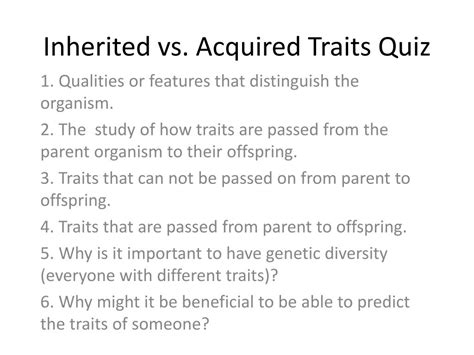 Ppt Inherited Vs Acquired Traits Powerpoint Presentation Free Ppt Inherited Vs Acquired Traits Powerpoint Presentation Free