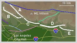 Sierra Madre Fault Line Information