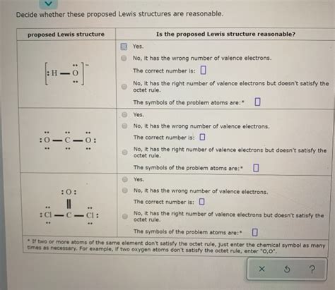 Solved To Represent The Right Lewis Structure Of One Of These Solved To Represent The Right Lewis Structure Of One Of These