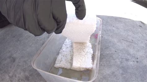 Styrofoam in Gasoline Effects