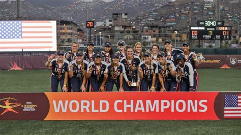 Usa Tops Chinese Taipei 1 0 In Final Of Wbsc U 18 Women S Softball Usa Tops Chinese Taipei 1 0 In Final Of Wbsc U 18 Women S Softball