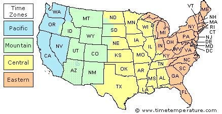 Wisconsin Time Zone Wisconsin Time Zone